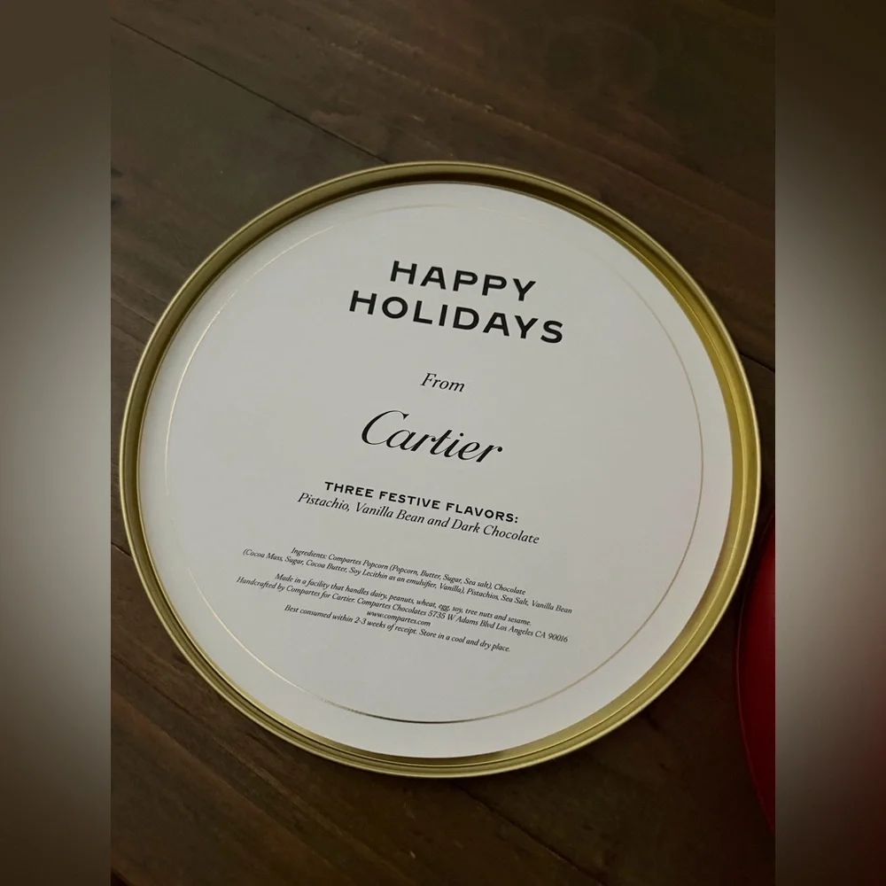 Cartier Compartes Holiday Tins (Empty)